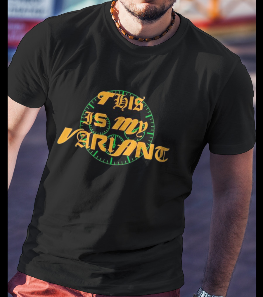 THIS IS MY VARIANT Vintage Lettering With Clockwork Gears T-Shirt
