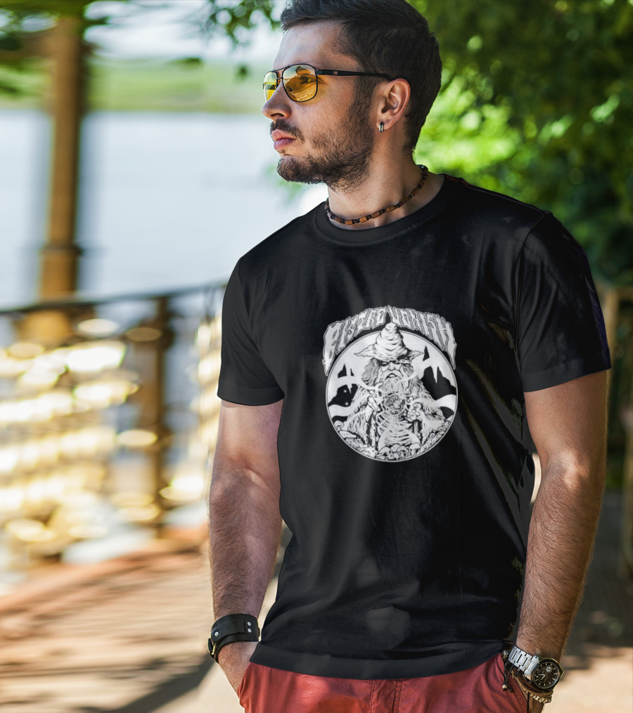 Blasted Vonish Wizard Skull T-Shirt