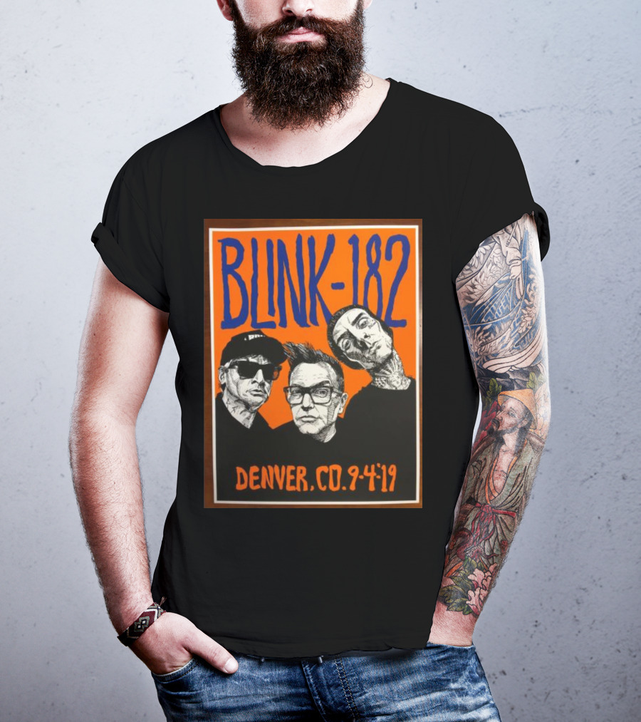 BLINK-182 Denver CO 9-4-19 T-Shirt