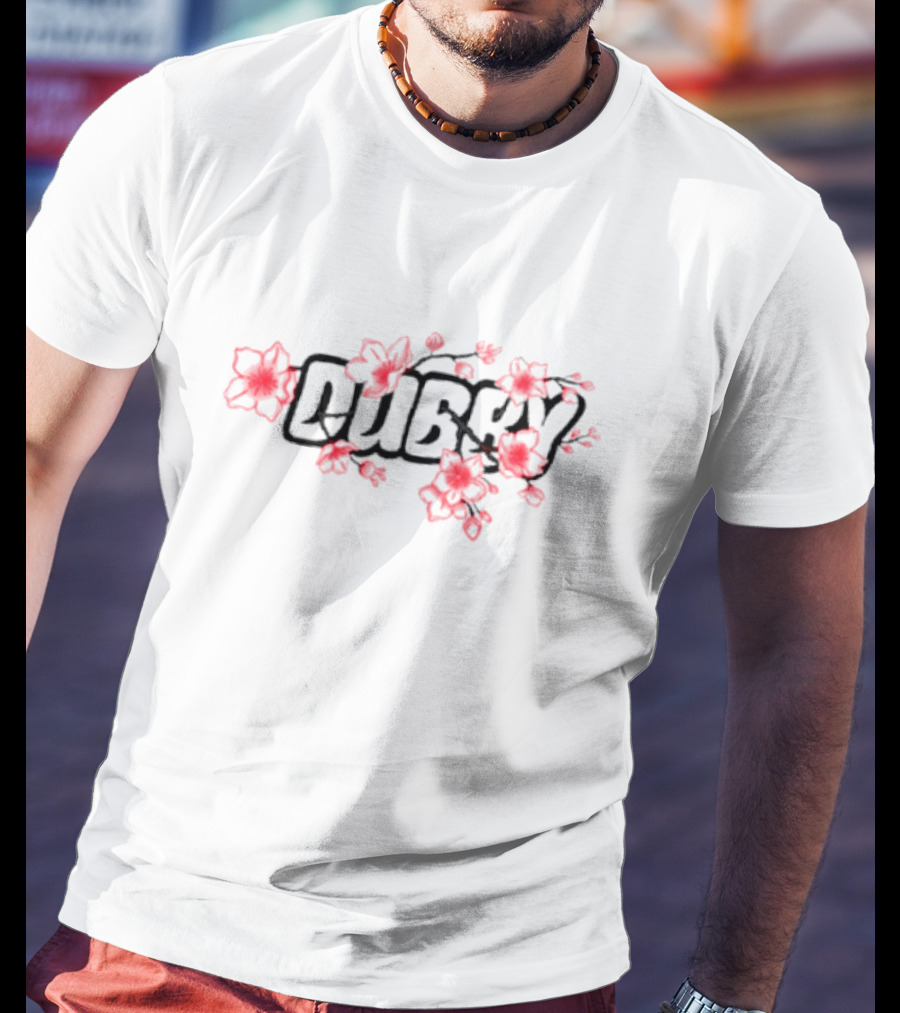 Dubby Floral Blossom Red Flower T-Shirt