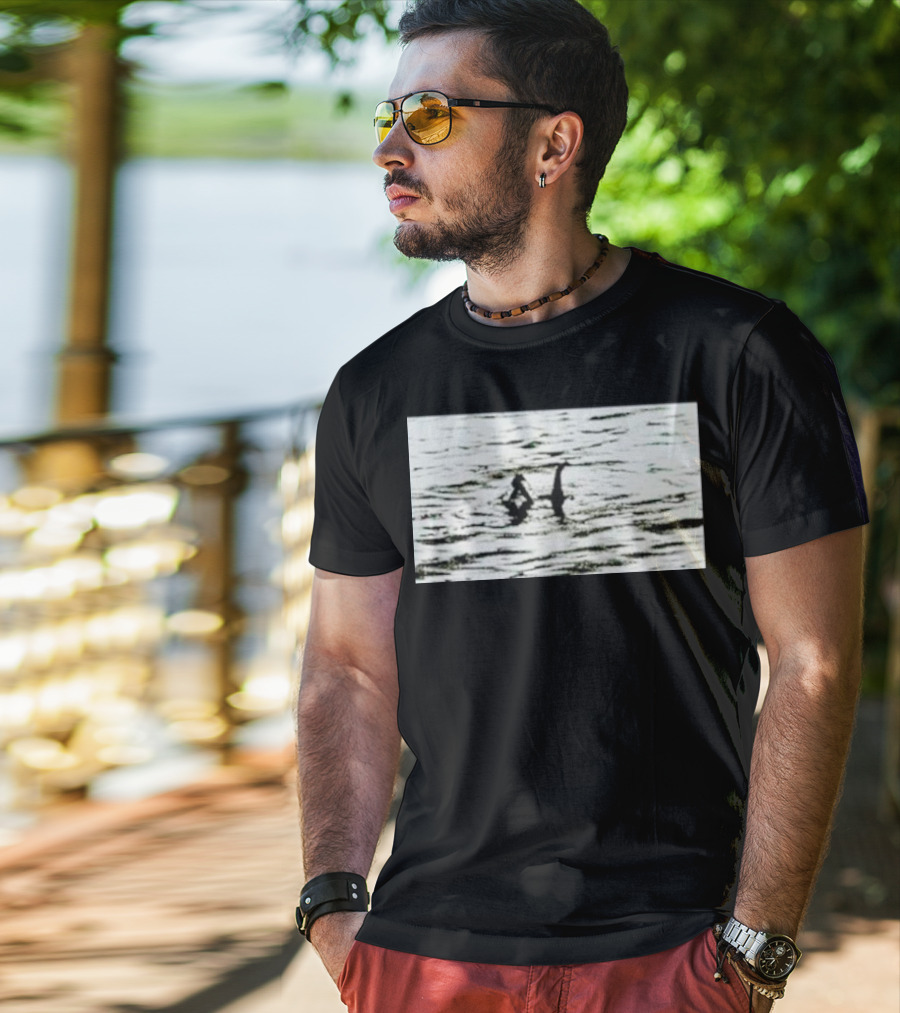 Louis Wearing Palace Nessie Surfers On Loch Ness Monster T-Shirt