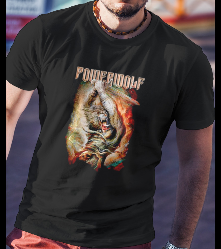 Powerwolf Wolves Of War Fearless Battle Charge T-Shirt