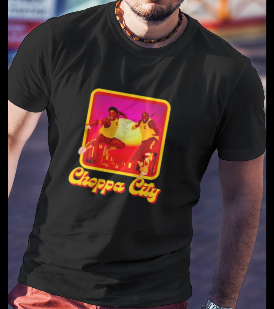 Atiba Choppa City Basketball Jump Action Duo In Yellow Outfits T-Shirt