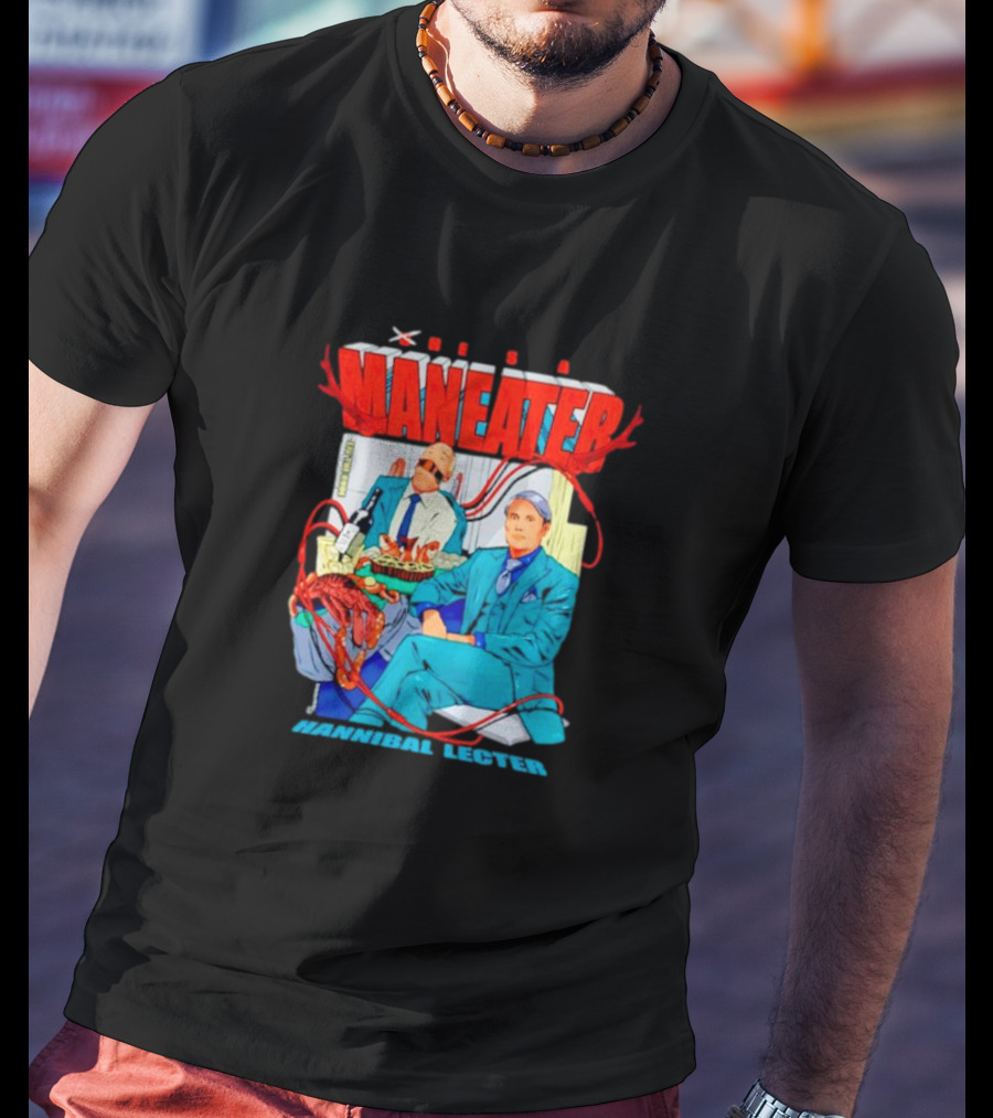 Maneater Hannibal Lecter Vintage Comic T-Shirt