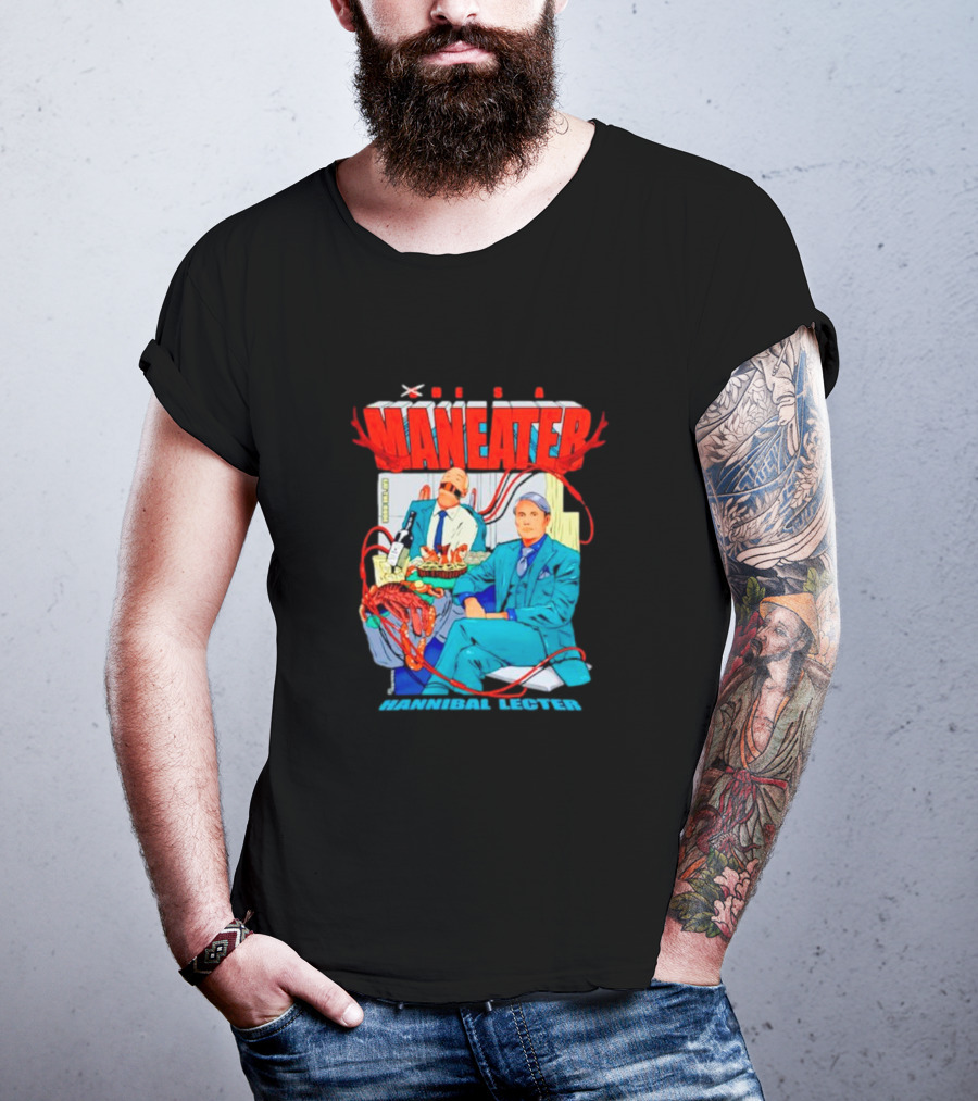Maneater Hannibal Lecter Vintage Comic T-Shirt