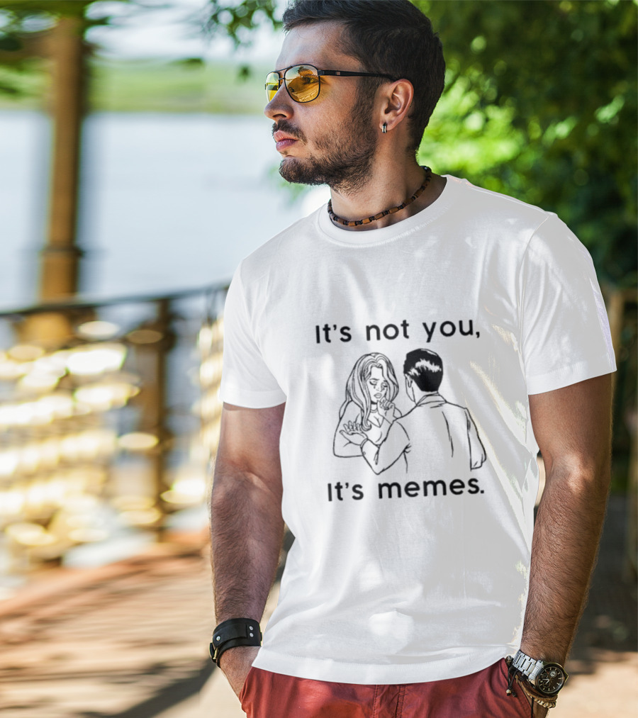 It's Not You It's Memes Comic Style Retro Humor T-Shirt