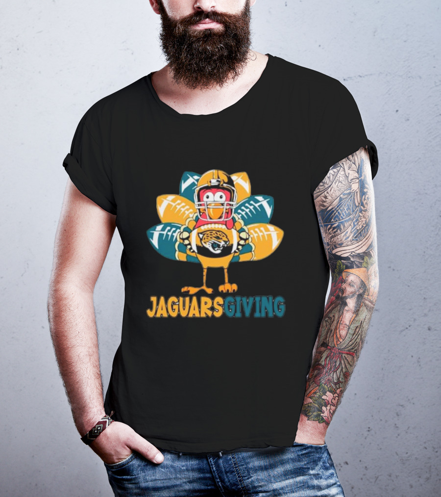 Jaguarsgiving Thanksgiving Jacksonville Jaguars Turkey T-Shirt