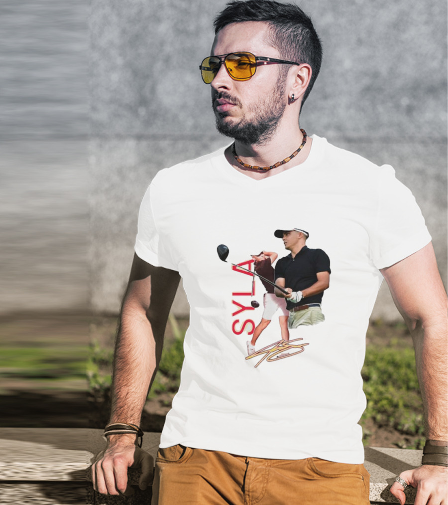 SYLAK Golf Swing Gold Signature T-Shirt