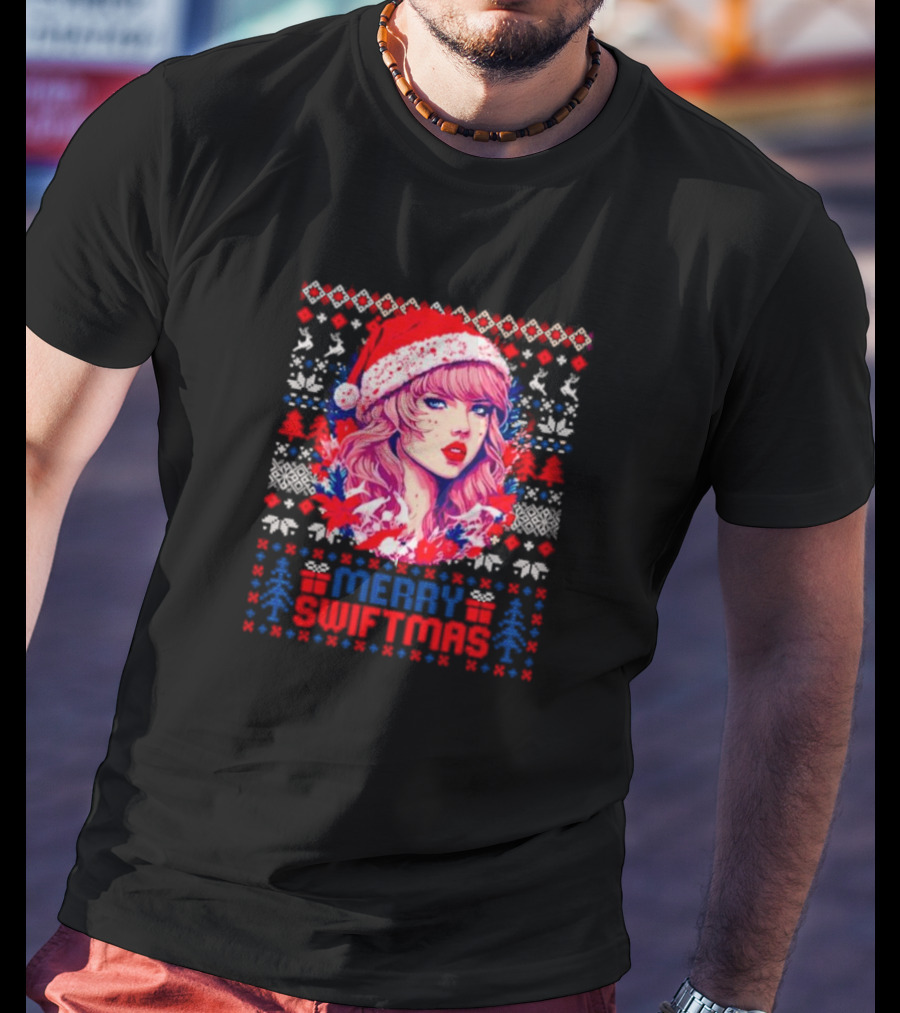 Merry Swiftmas Festive Christmas T-Shirt