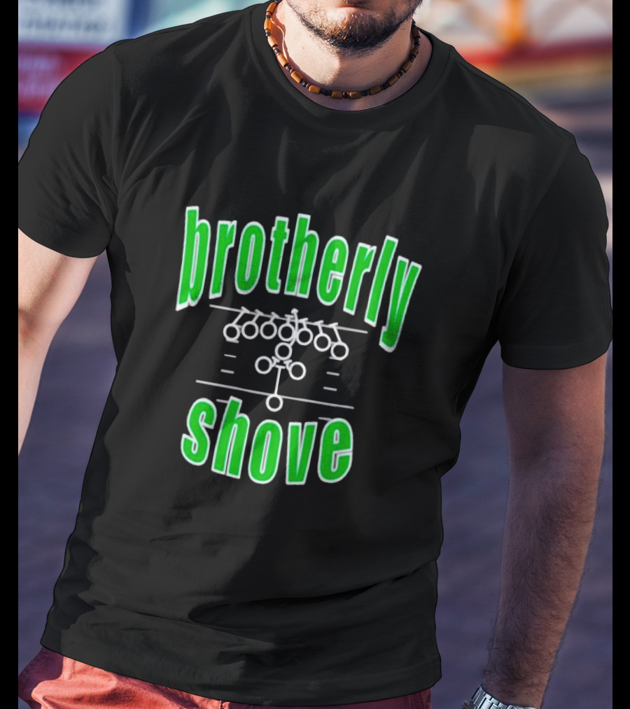 Brotherly Shove Philly Eagles Play Diagram T-Shirt