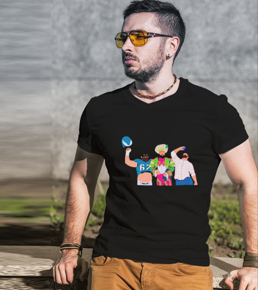 Philly Jason Kelce Iconic Outfits And Cheers T-Shirt