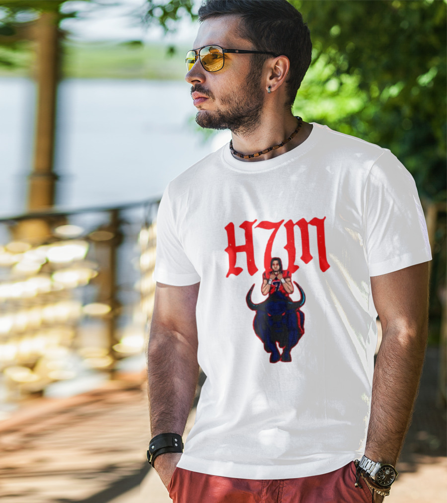 H7M CJ Stroud Houston Texans Bull T-Shirt