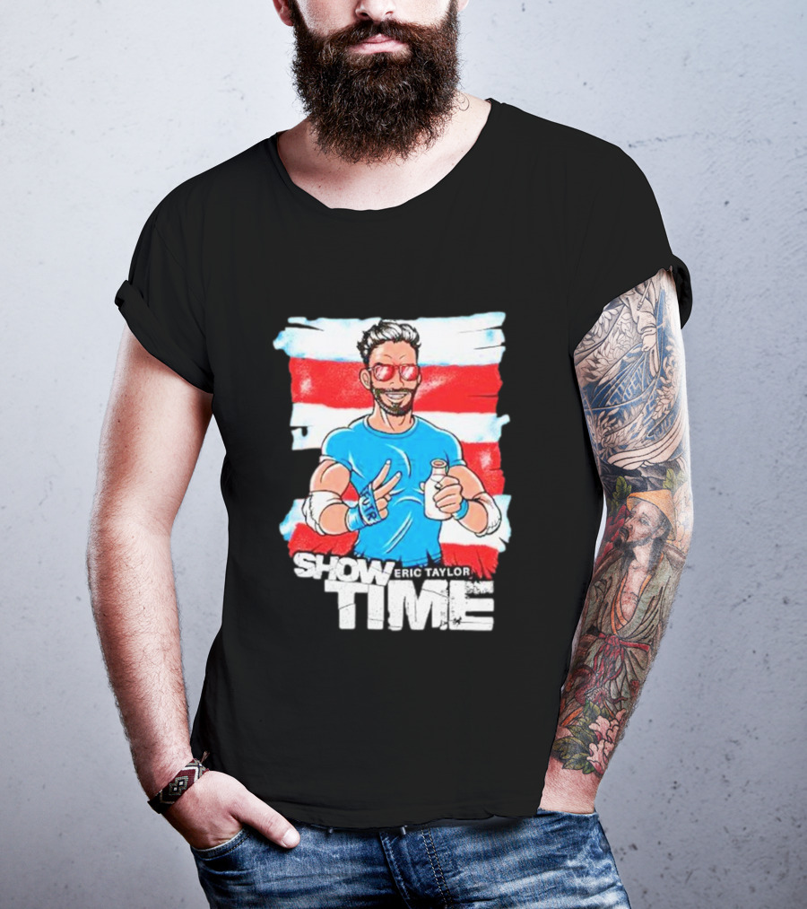 Eric Taylor Show Time Peace Pose And Drink T-Shirt