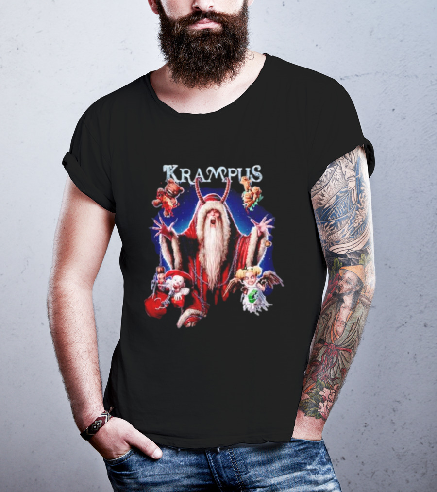 Krampus Unleash The Holiday Mischief Don't Open Till Christmas T-Shirt