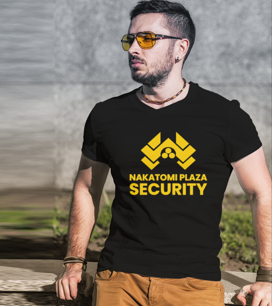 Nakatomi Plaza Security Die Hard Christmas Movie T-Shirt