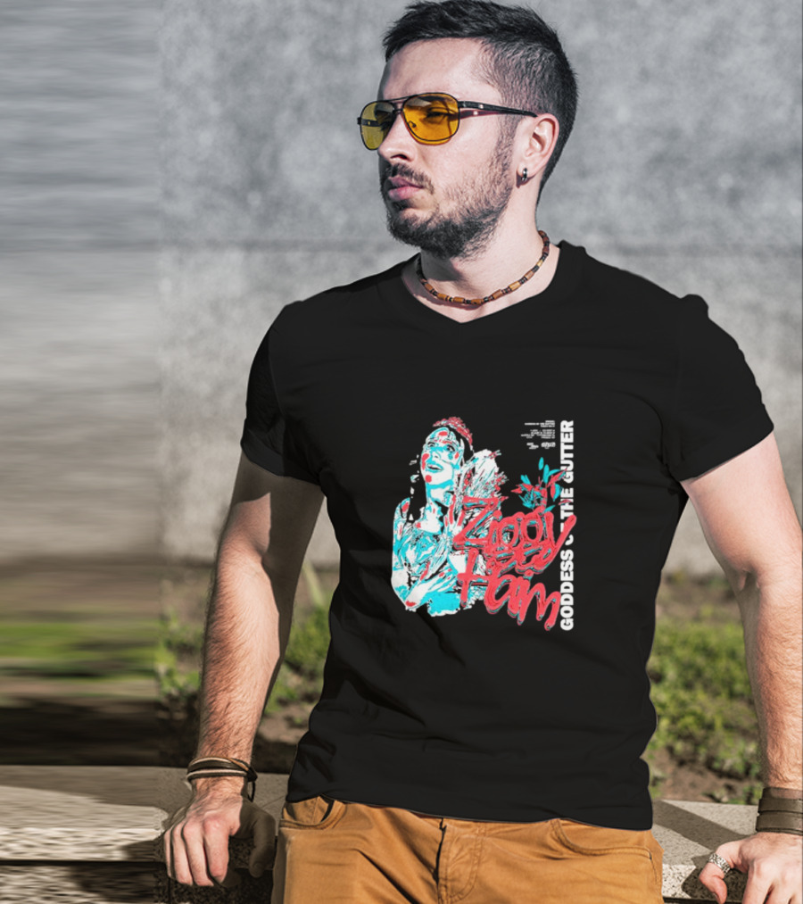 Ziggy Haim Goddess Of The Gutter Vibrant Portrait Style Iconic T-Shirt