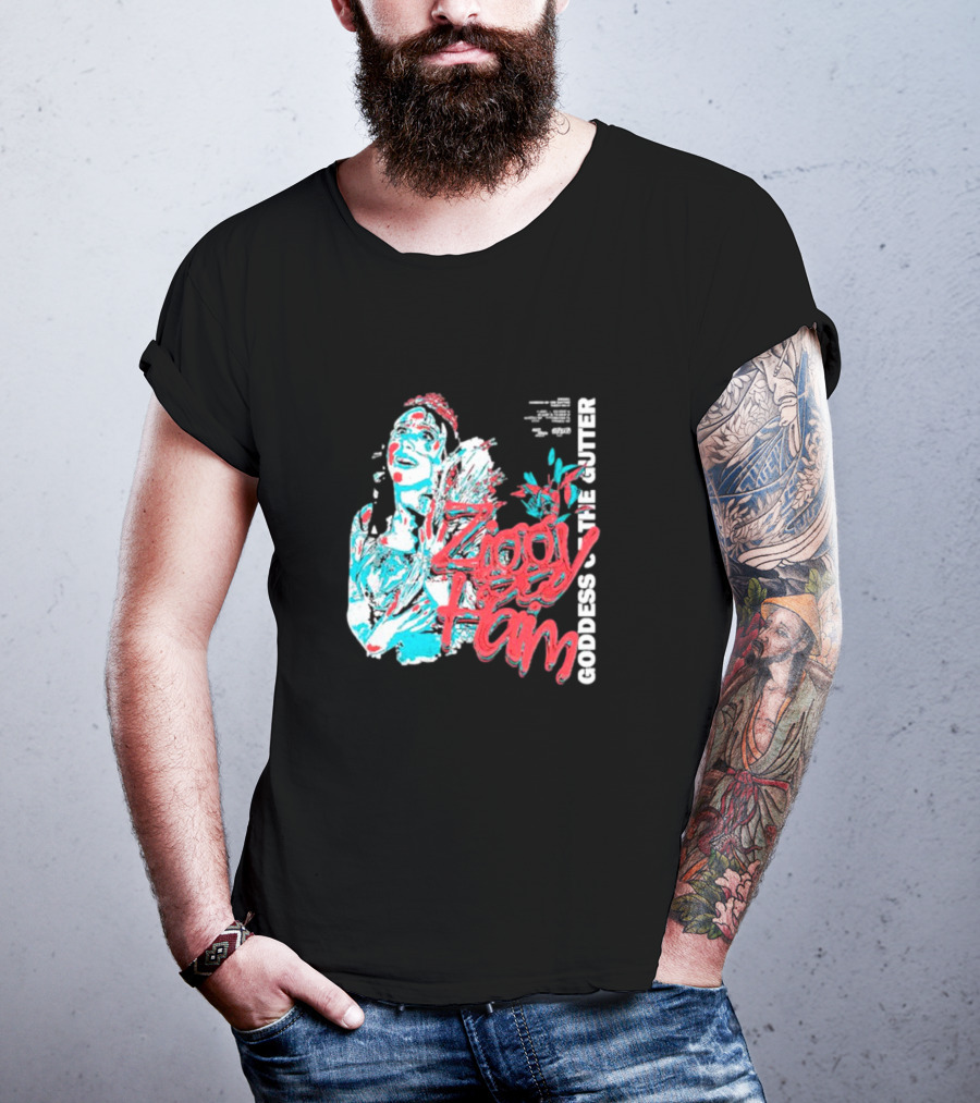 Ziggy Haim Goddess Of The Gutter Vibrant Portrait Style Iconic T-Shirt