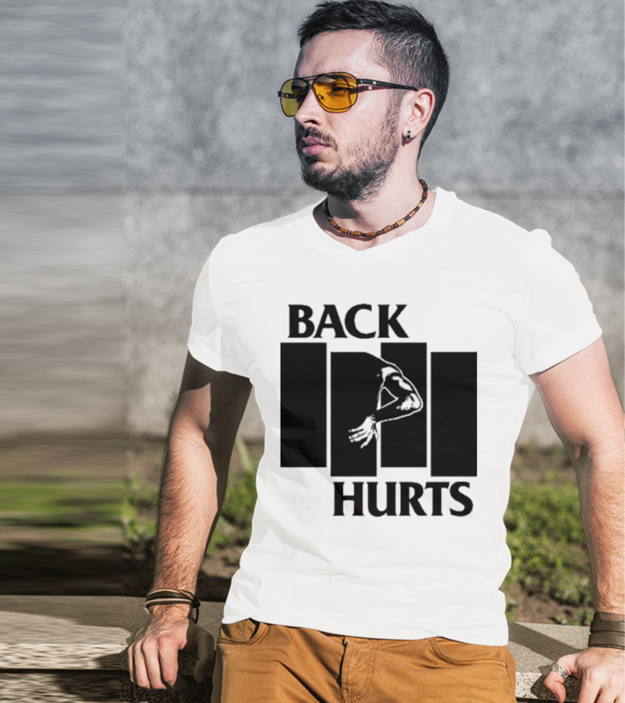Black Flag Back Hurts T-Shirt
