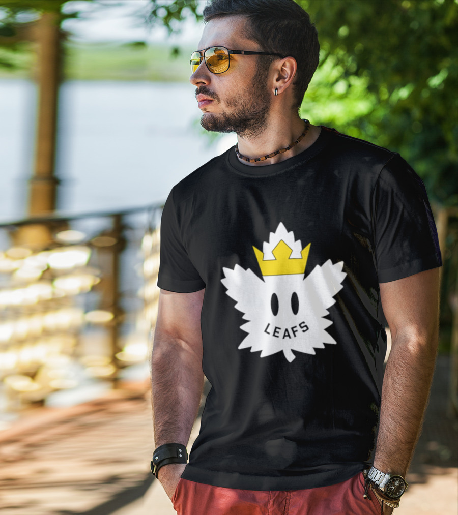 Crown Leafs Ghost Emblem T-Shirt