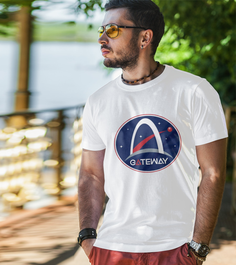 Gateway Program NASA Inspired St. Louis Arch T-Shirt