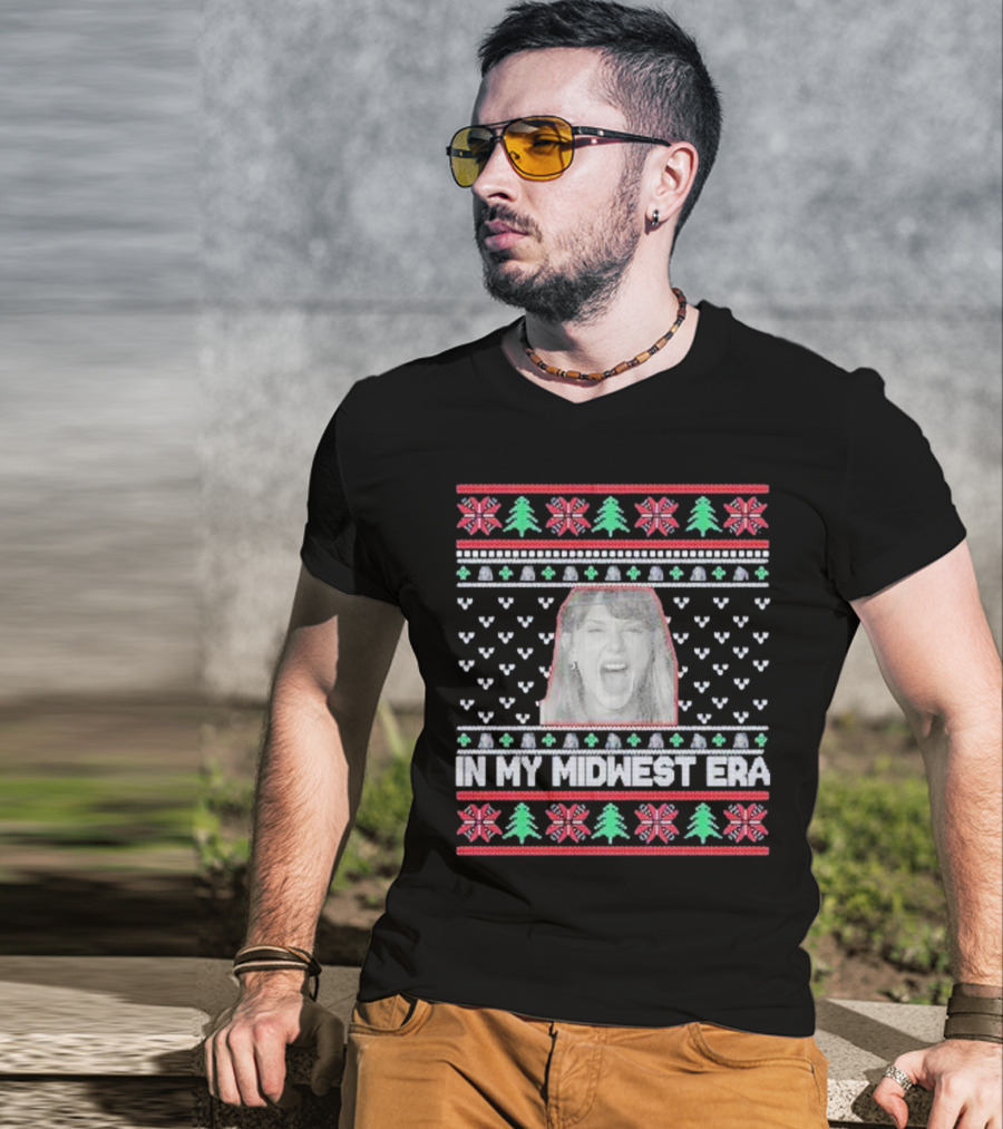 In My Midwest Era Ugly Sweater Holiday T-Shirt