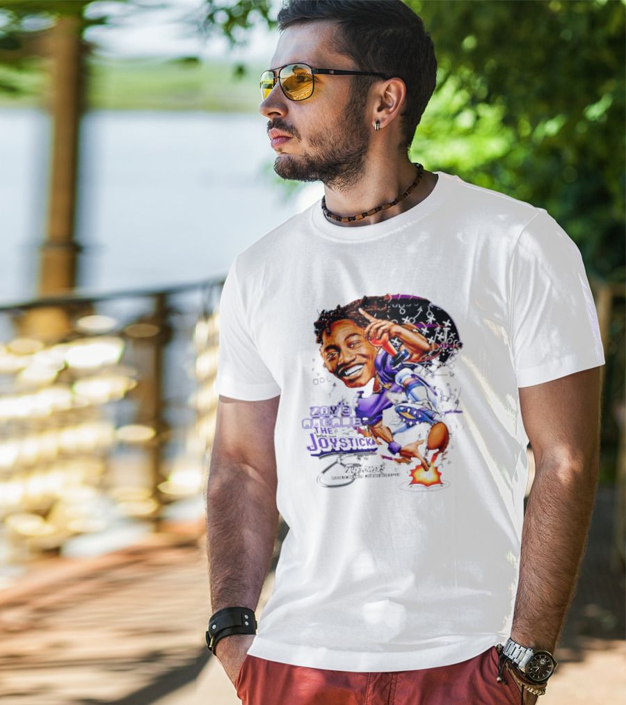 Zay’s Arcade The Joystick Zay Flowers Rookie Season Collaborator T-Shirt
