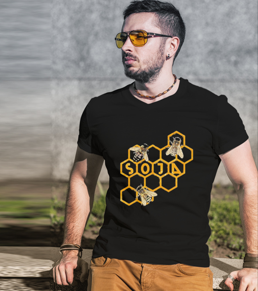 SOJA Bee Honeycomb T-Shirt