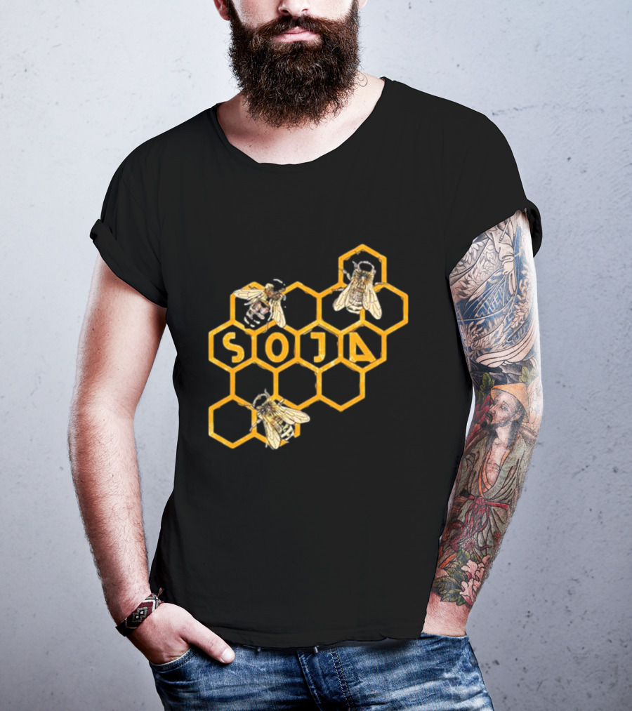 SOJA Bee Honeycomb T-Shirt