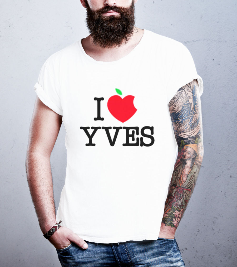I Heart Apple Yves Red Apple T-Shirt