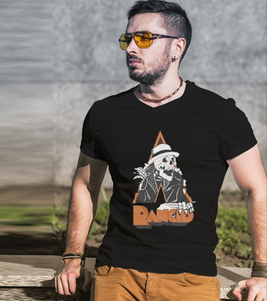 Rancid Skull Retro Style Ultra Breakout T-Shirt