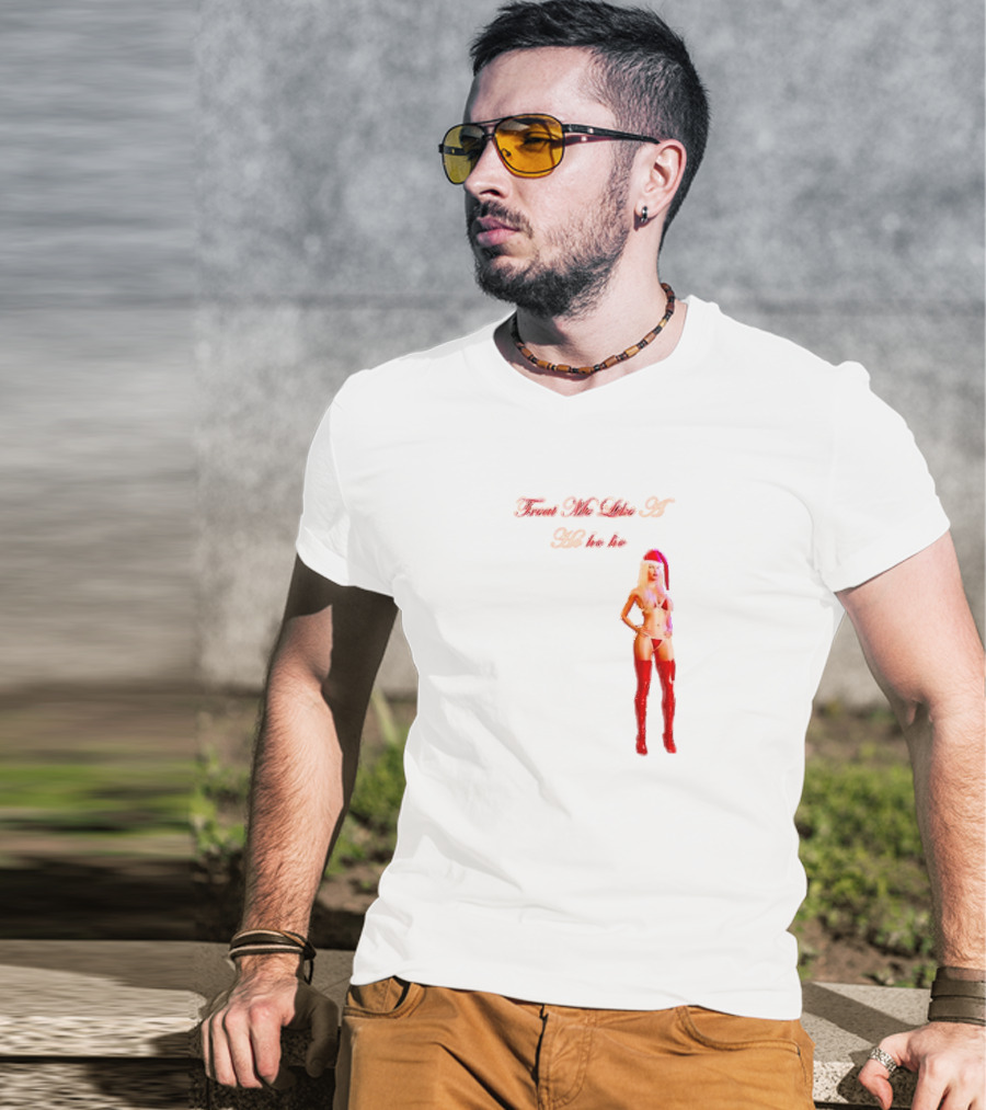 Treat Me Like A Ho Ho Ho Red Boots Santa Hat T-Shirt