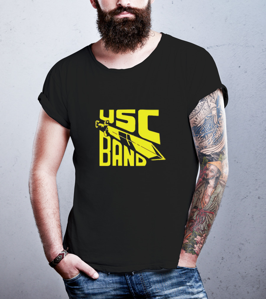 USC Band Trojans Marching Russell Athletic Sword T-Shirt