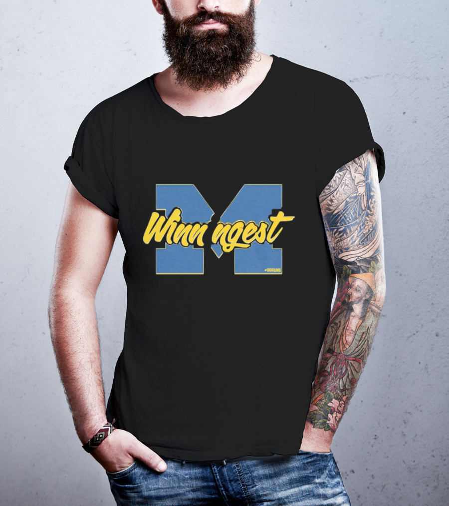 Michigan Wolverines Winningest Block M T-Shirt