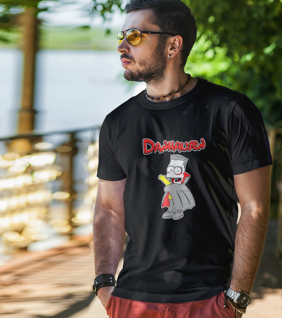Danhausen Bootleghausen Cartoon Homage Character Mashup T-Shirt