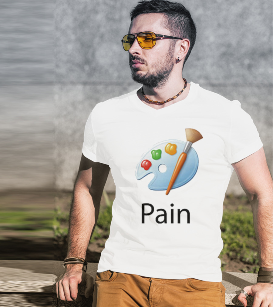 Pain Microsoft Paint Palette Brush T-Shirt