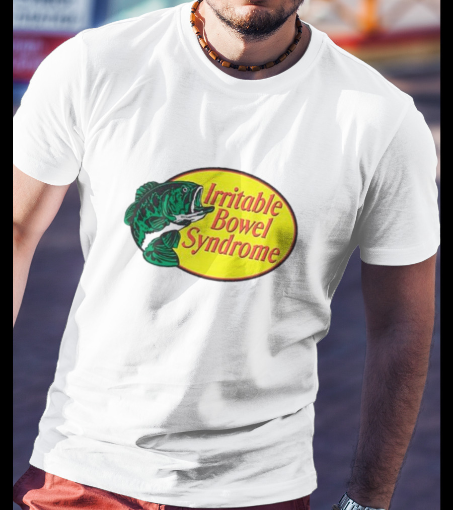 Irritable Bowel Syndrome Bass Fish T-Shirt