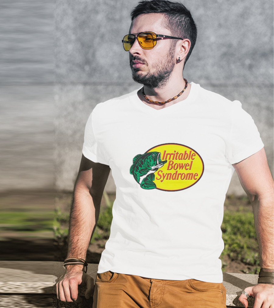 Irritable Bowel Syndrome Bass Fish T-Shirt
