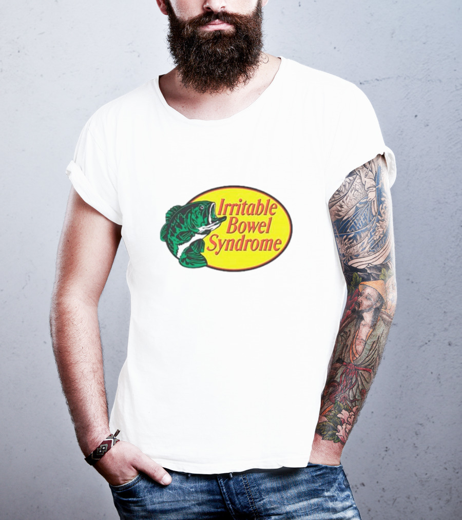 Irritable Bowel Syndrome Bass Fish T-Shirt