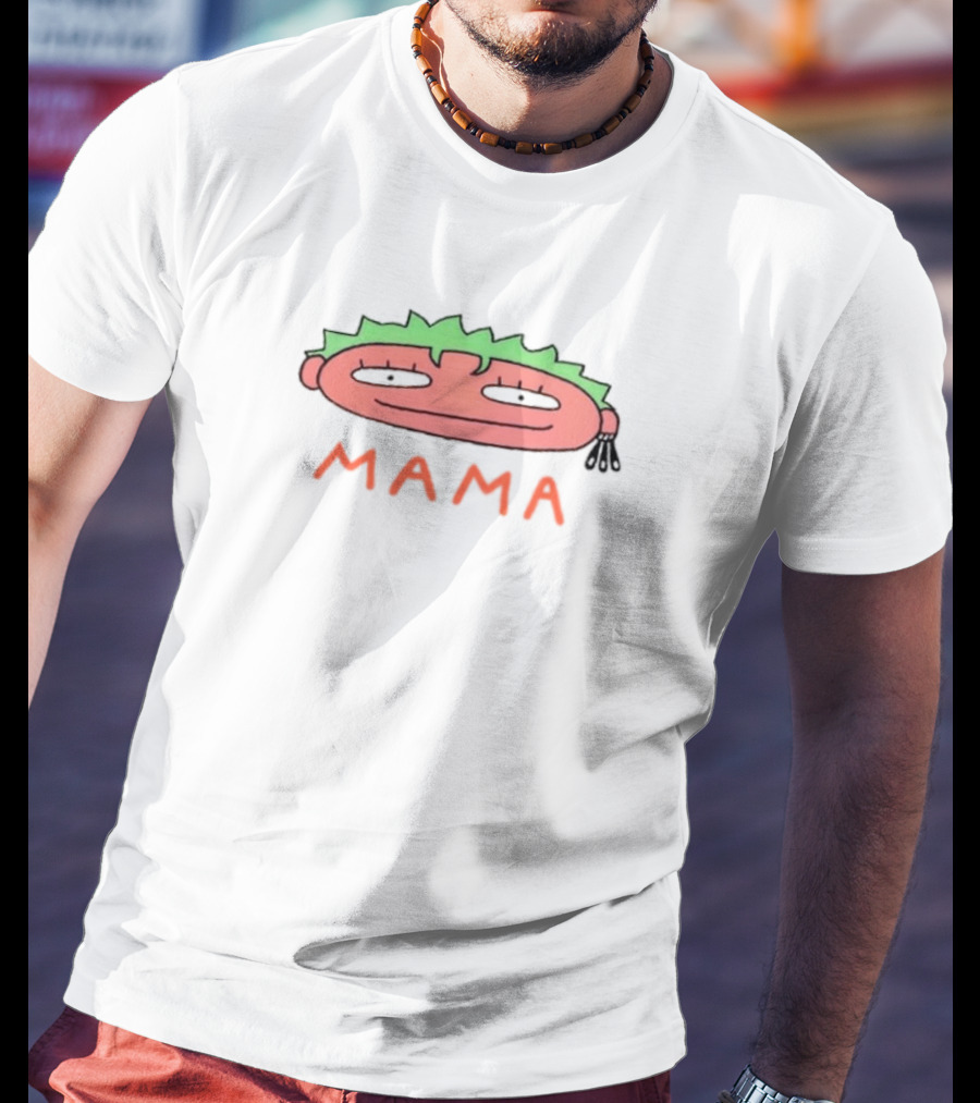 Zoro One Piece Mama Cartoon Face T-Shirt