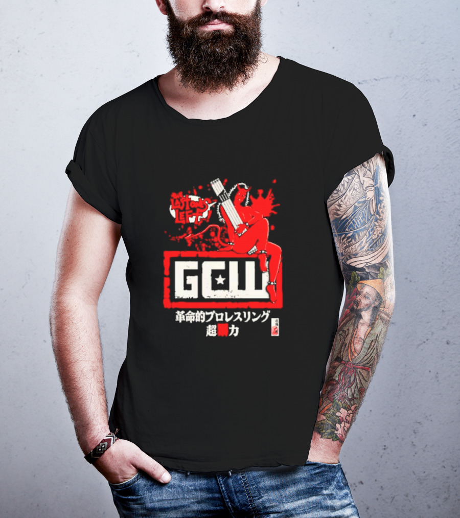 GCW The Last Ones Left Revolutionary Wrestling超力 T-Shirt
