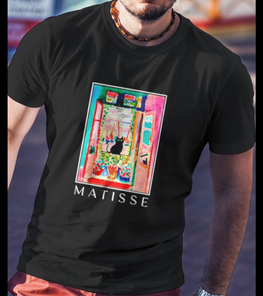 Matisse Open Window With Cat T-Shirt