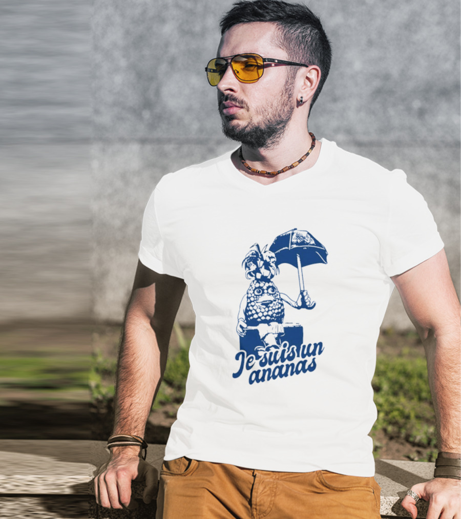 Je Suis Un Ananas Avec Parapluie Et Personnage Humoristique T-Shirt