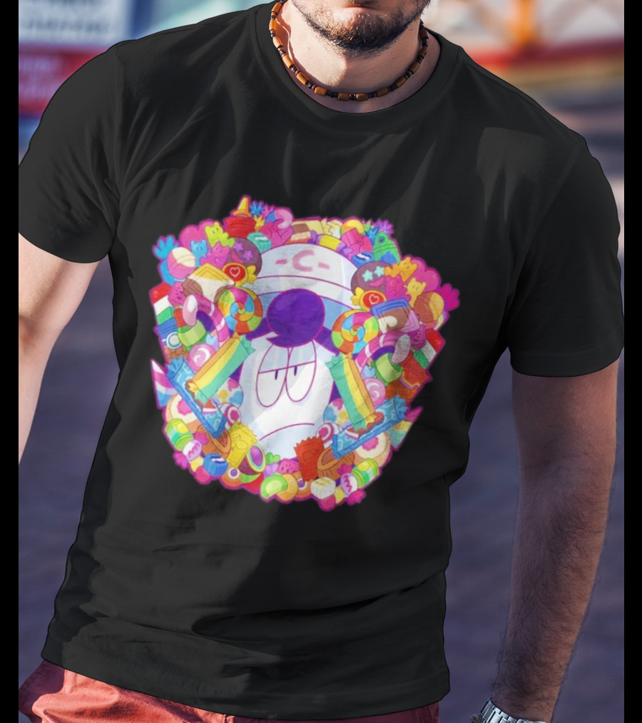 Overwhelming Sweet Colorful Candy Explosion T-Shirt