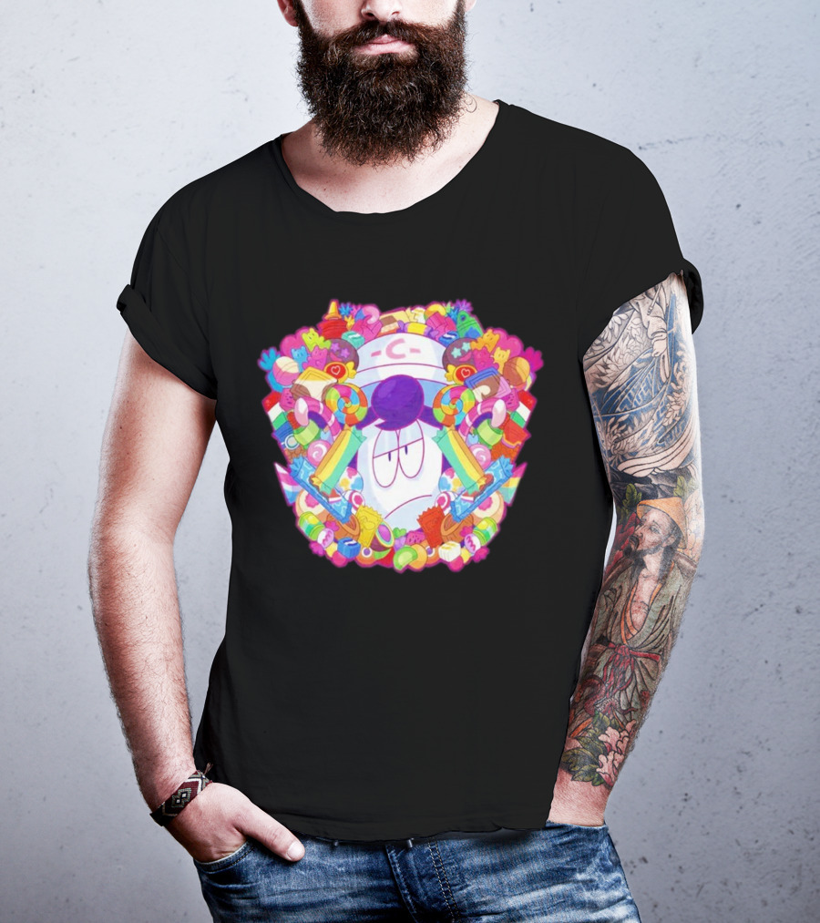 Overwhelming Sweet Colorful Candy Explosion T-Shirt