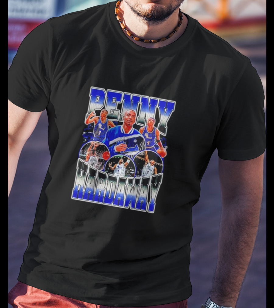Penny Hardaway Orlando Magic Basketball Legend Retro Collection T-Shirt