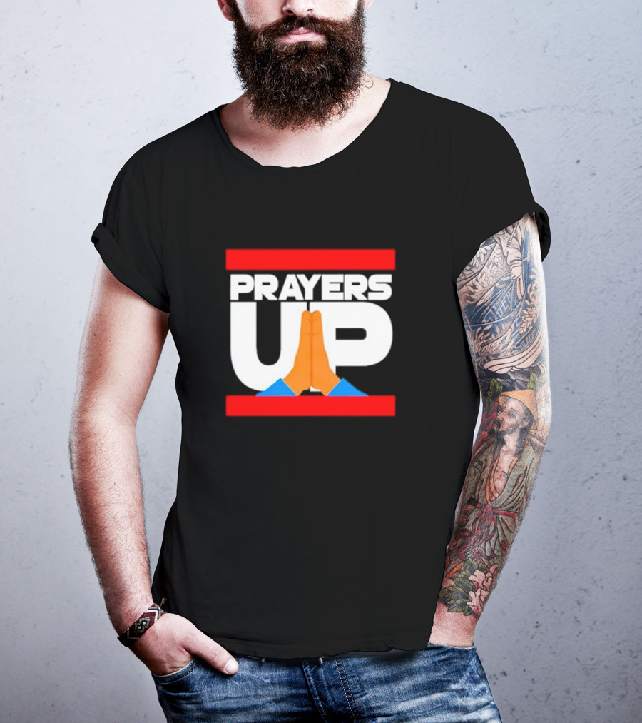 Prayers Up Hands Together T-Shirt
