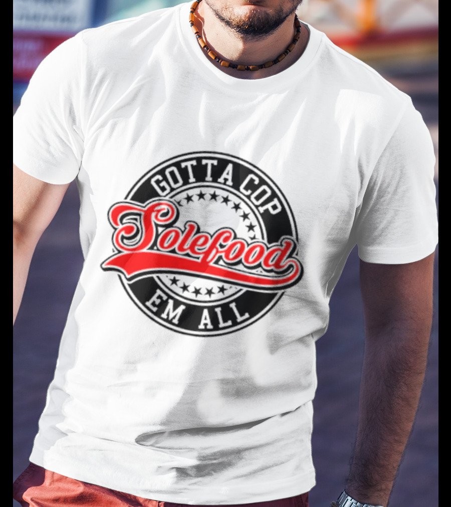 Solefood Gotta Cop Em All Badge T-Shirt