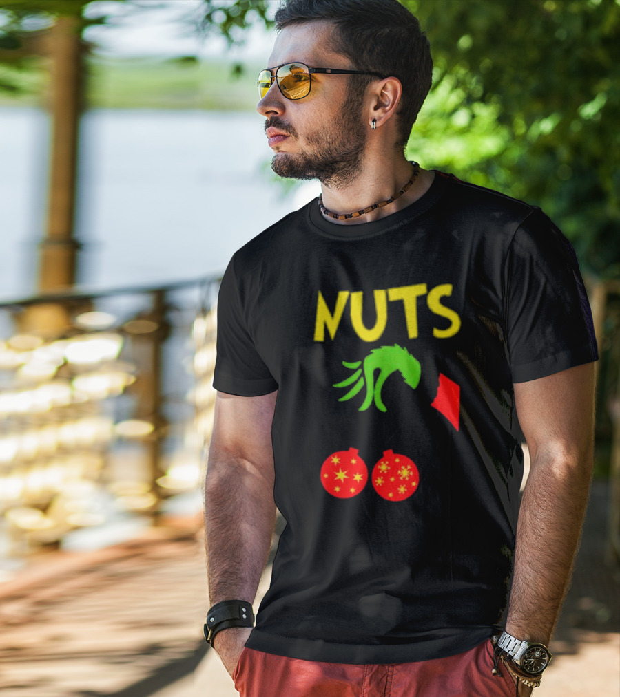 Nuts Grinch Christmas Couples Baby T-Shirt