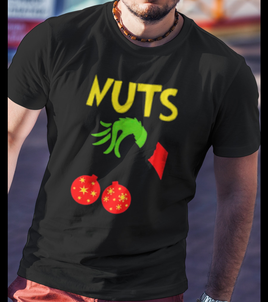 Nuts Grinch Christmas Couples Baby T-Shirt