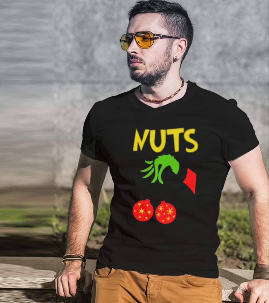 Nuts Grinch Christmas Couples Baby T-Shirt